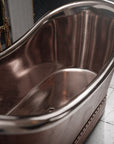 London Copper Bathtub | Solid Brass — Brassna London Copper Bathtub