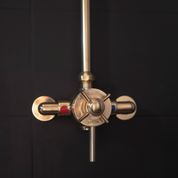 Traditional Dual Control Exposed Thermostatic Shower Set