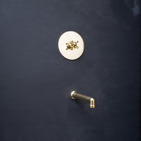 Single Handle Wall Mount Lavatory Faucet - Less Handle