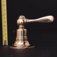 Unlacquered Brass Deck Mounted Sink Faucet, Widespread 3 Holes Bath Faucet 3 holes Bathroom Faucet