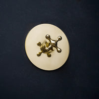Single-Handle Wall Mount Tub Filler - Unlacquered Brass