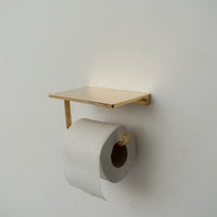 Bespoke Toilet Paper Holder and Shelf