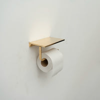 Bespoke Toilet Paper Holder and Shelf