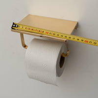 Bespoke Toilet Paper Holder and Shelf