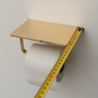 Bespoke Toilet Paper Holder and Shelf