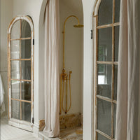 The Thermostatic Surface Mounted Shower, Handcrafted shower head with handheld Thermostatic Shower Malta