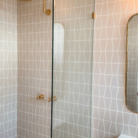 Brassna Arch Arm Unlacquered Brass Shower System - Brassna