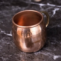 Handcrafted Pure Copper Personalized Mug - Brassna