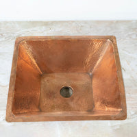 Handcrafted Undermount Hammered Kitchen Sink, Customized Kitchen Bar Sink Handcrafted Undermount Hammered Copper Sink