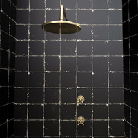 Handcrafted Solid Brass Shower Head And handheld Set Luxury Shower Swivel