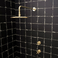 Handcrafted Solid Brass Shower Head And handheld Set Luxury Shower Swivel