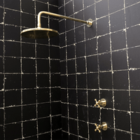 Handcrafted Solid Brass Shower Head And handheld Set Luxury Shower Swivel