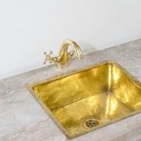 Solid Brass Vanity Faucet For Bathroom Single Hole Bathroom Vanity Faucet