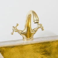 Solid Brass Vanity Faucet For Bathroom Single Hole Bathroom Vanity Faucet