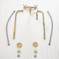 The Downward Spout Long Legs Kitchen Faucet - Brassna