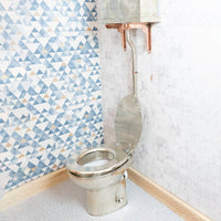 The Victorian German Silver high level toilet - Brassna