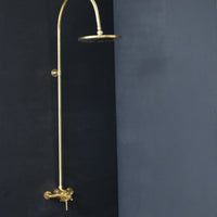 Traditional Dual Control Exposed Thermostatic Shower Set
