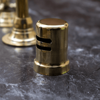 Unlacquered Brass Dishwasher Air Gap Cover - Brassna