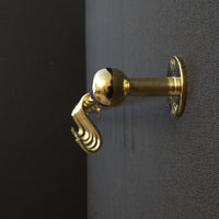 Unlacquered Brass Wall Mount Pot Rack, Brass Pot And Rail, Brass Kitchen Rack, Brass Hanging Rack Unlacquered Brass Wall Mount Pot Rack