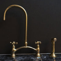 Bridge faucet, kitchen faucet, kitchen sink, sink faucet,bridge faucet Victorian Bridge Faucet
