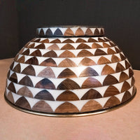 Wood & Brass Bathroom Vessel Sink, Moroccan vessel sinks Wood & Brass Bathroom Vessel Sink
