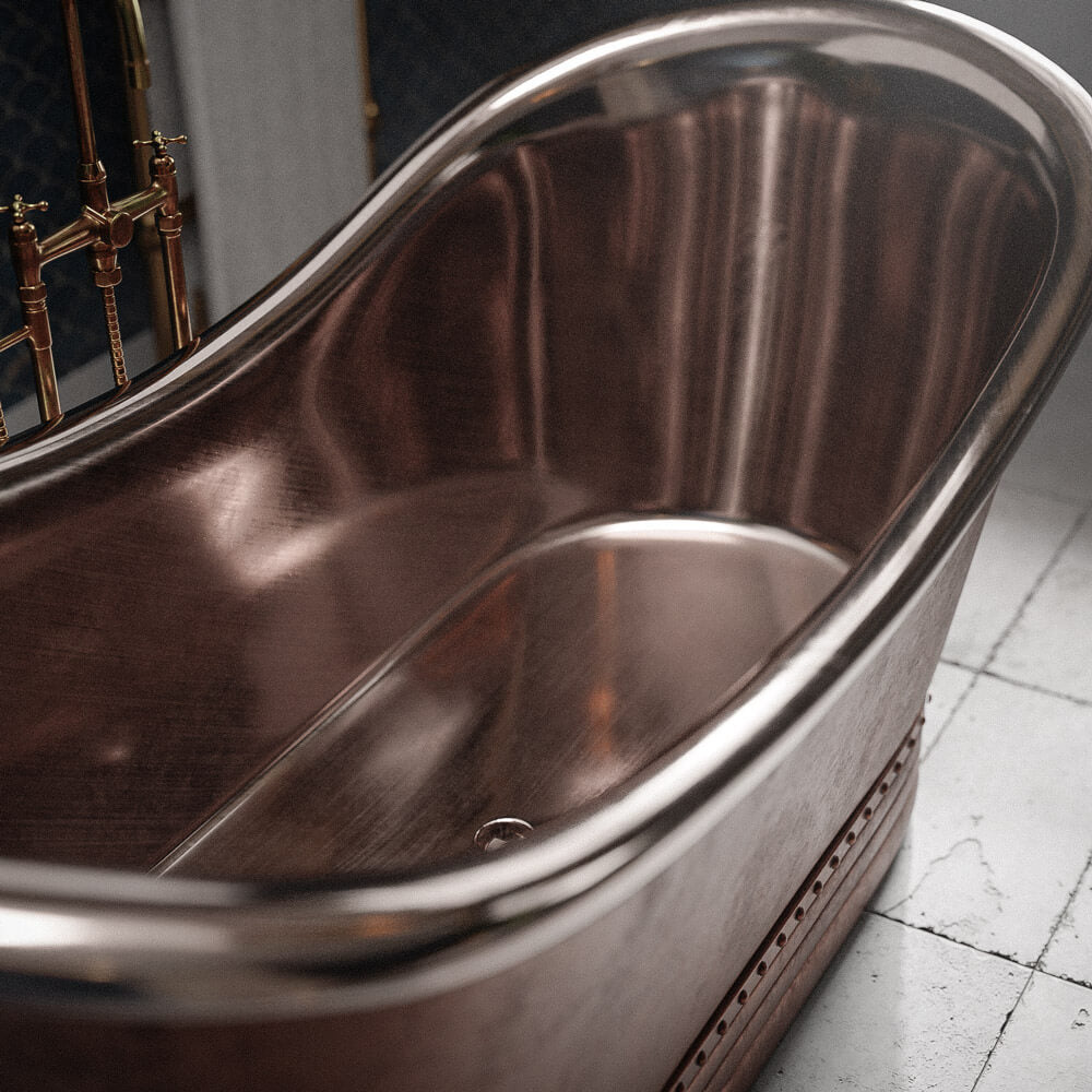 London Copper Bathtub | Solid Brass — Brassna London Copper Bathtub