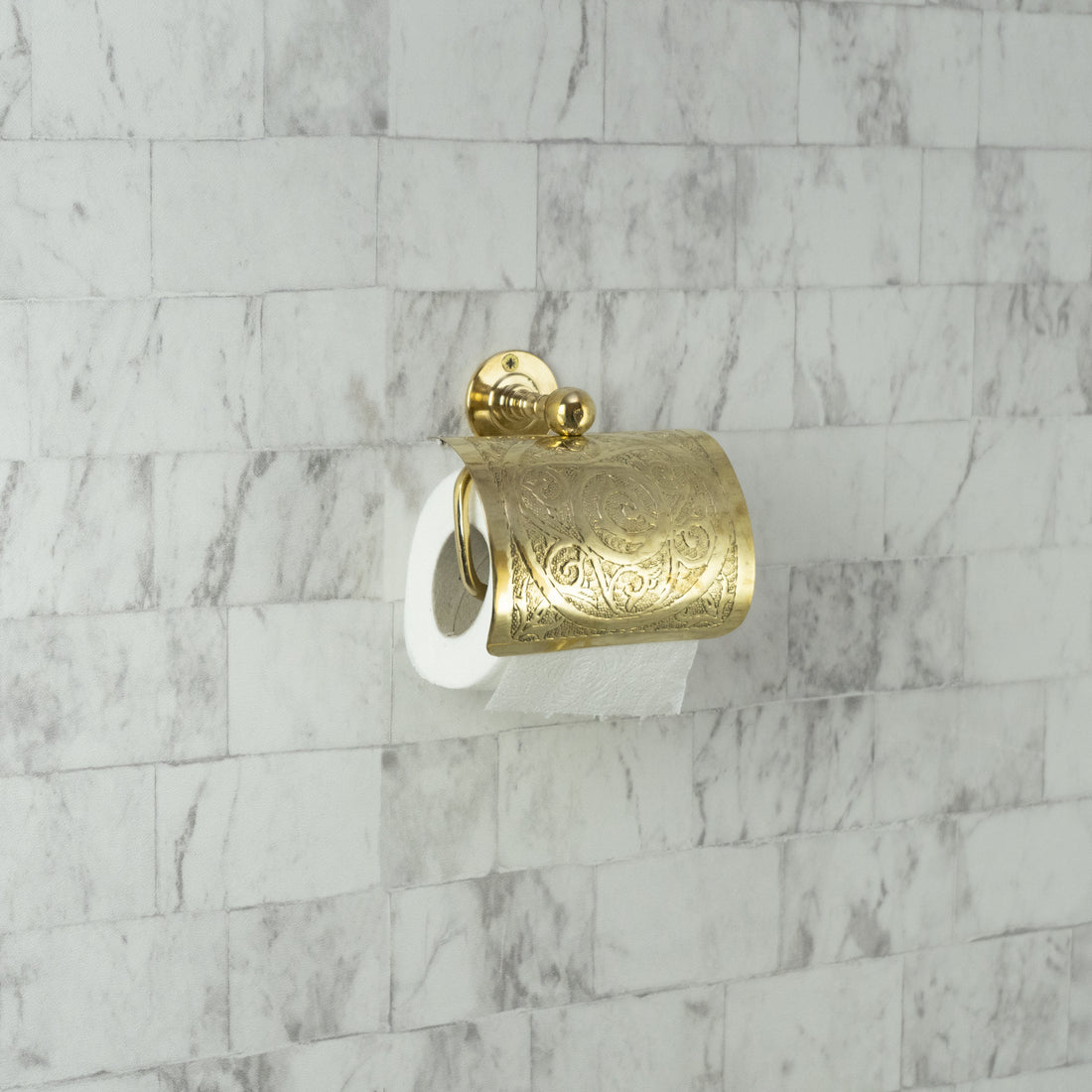 Engraved Toilet Paper Holder