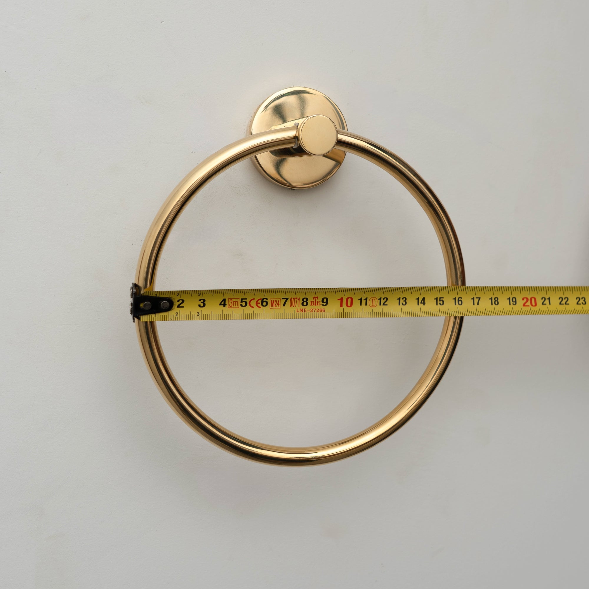 Solid Brass Towel Bar - 7 Finishes | Brassna Minimalist Towel Ring