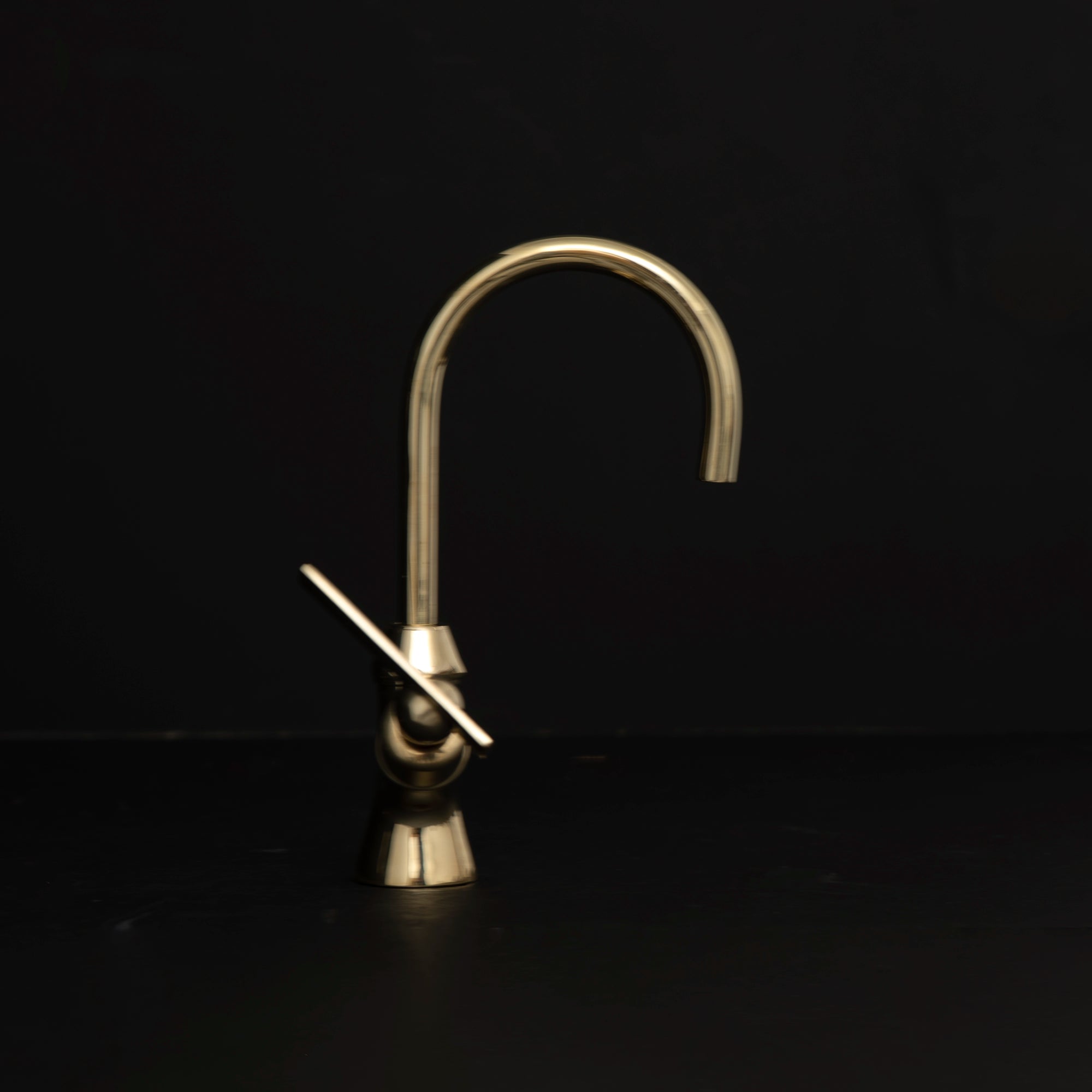Handcrafted Solid Brass Drinking water faucet Kitchen Faucet - Detail View | Brassna