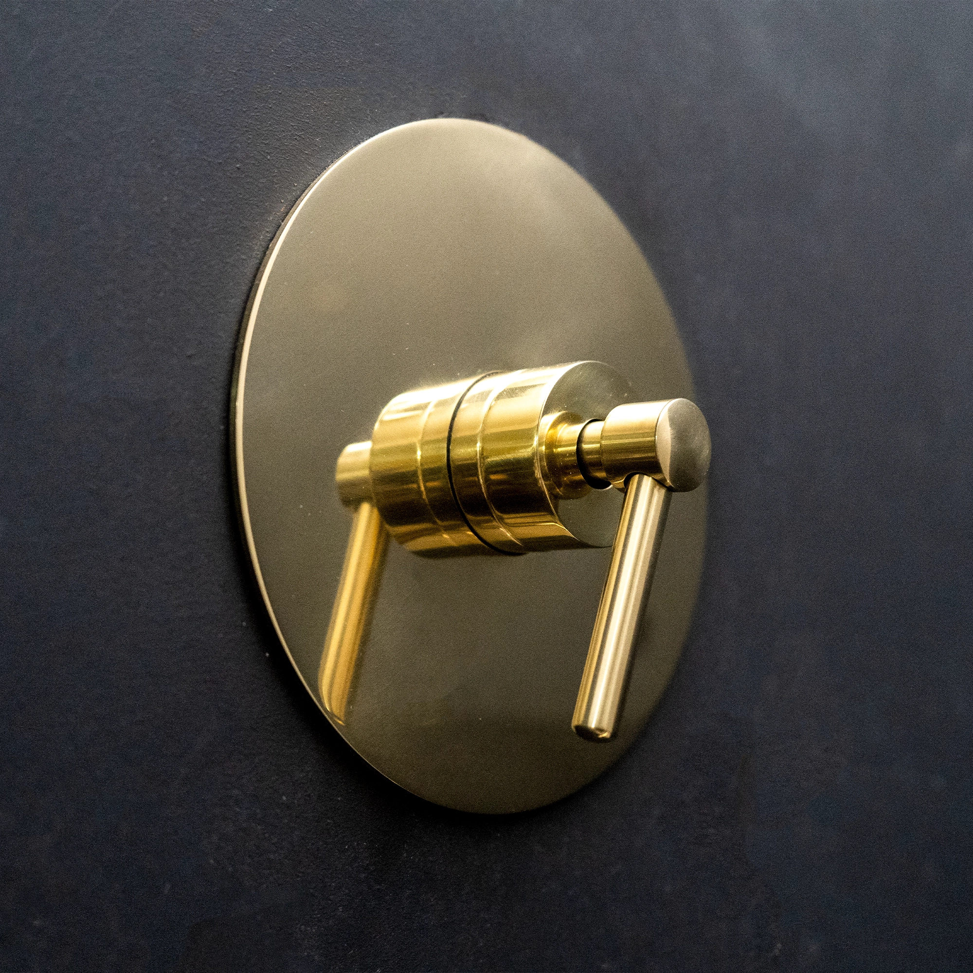 Handcrafted Solid Brass Luxura Thermostatic Shower Shower System - Detail View | Brassna