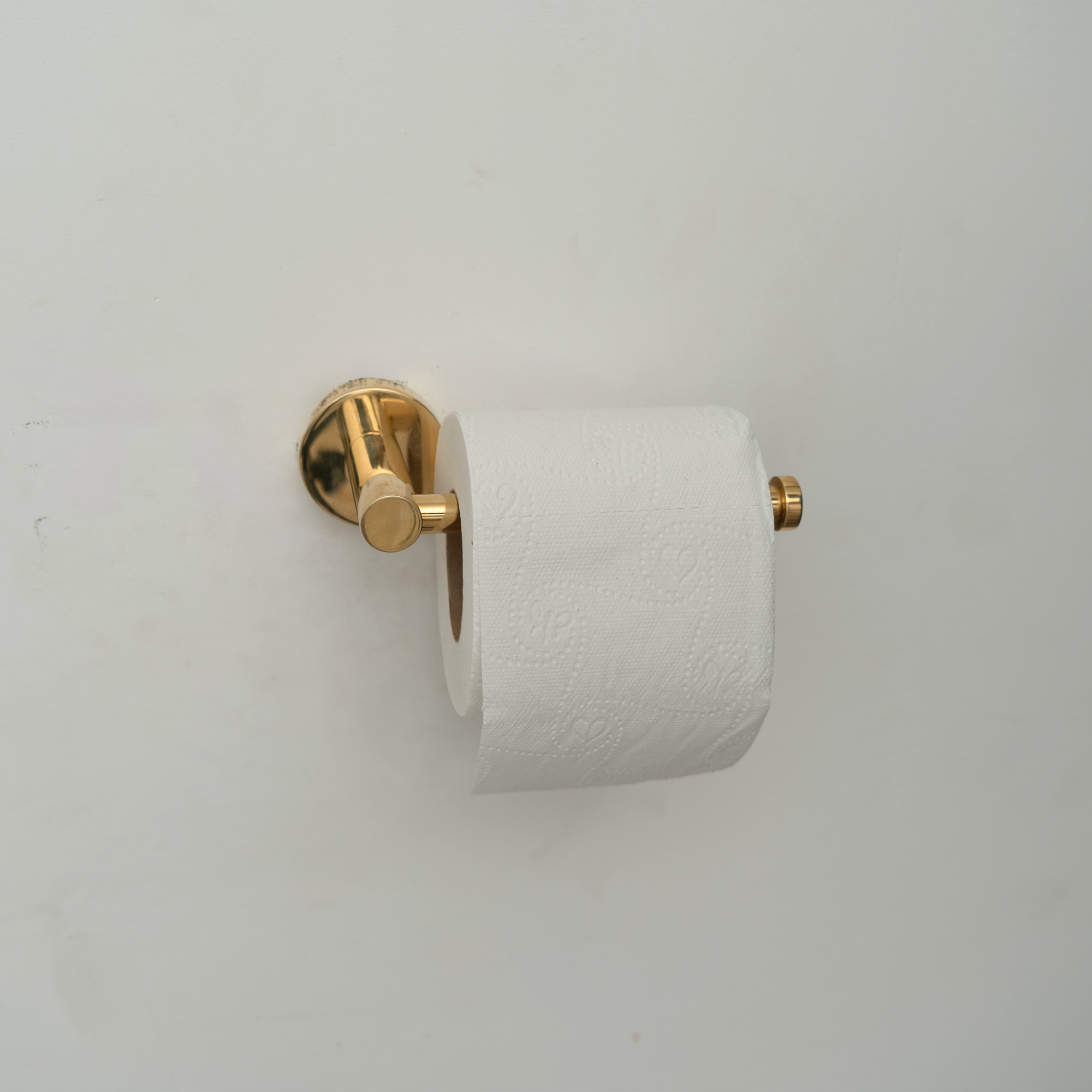 Handcrafted Solid Brass AuraPure Toilet Hardware | Brassna AuraPure Toilet Paper Roll Holder