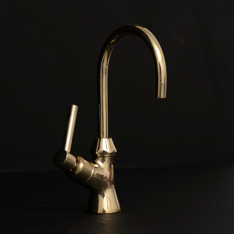 Brass Kitchen Faucet - Never Plated | Brassna Drinking water tap