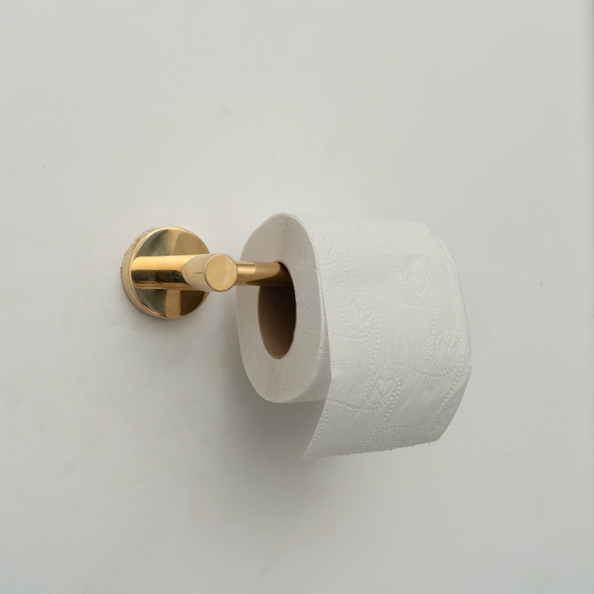 Handcrafted Solid Brass AuraPure Toilet Hardware | Brassna AuraPure Toilet Paper Roll Holder