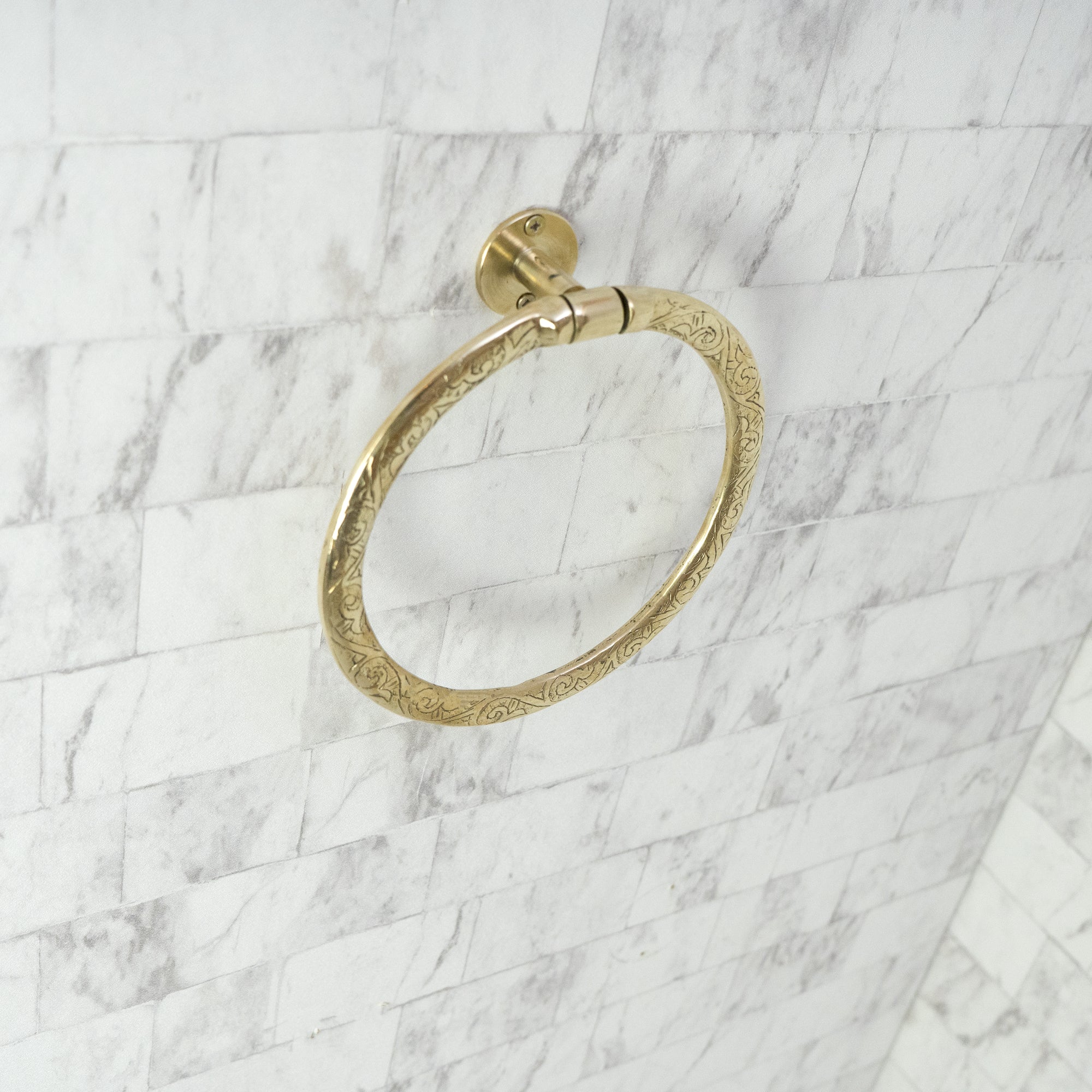 Handcrafted Solid Brass ZenithLine Towel Hardware | Brassna ZenithLine Towel Holder