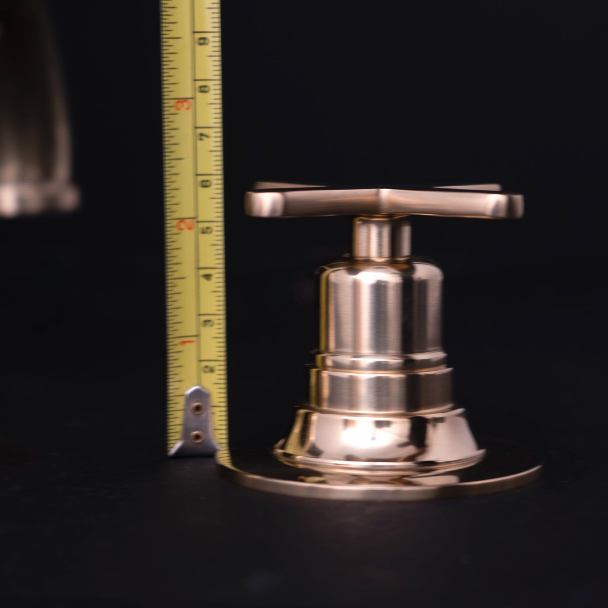 Unlacquered Brass Deck Mounted Sink Faucet, Widespread 3 Holes Bath Faucet Deck Mounted Faucet