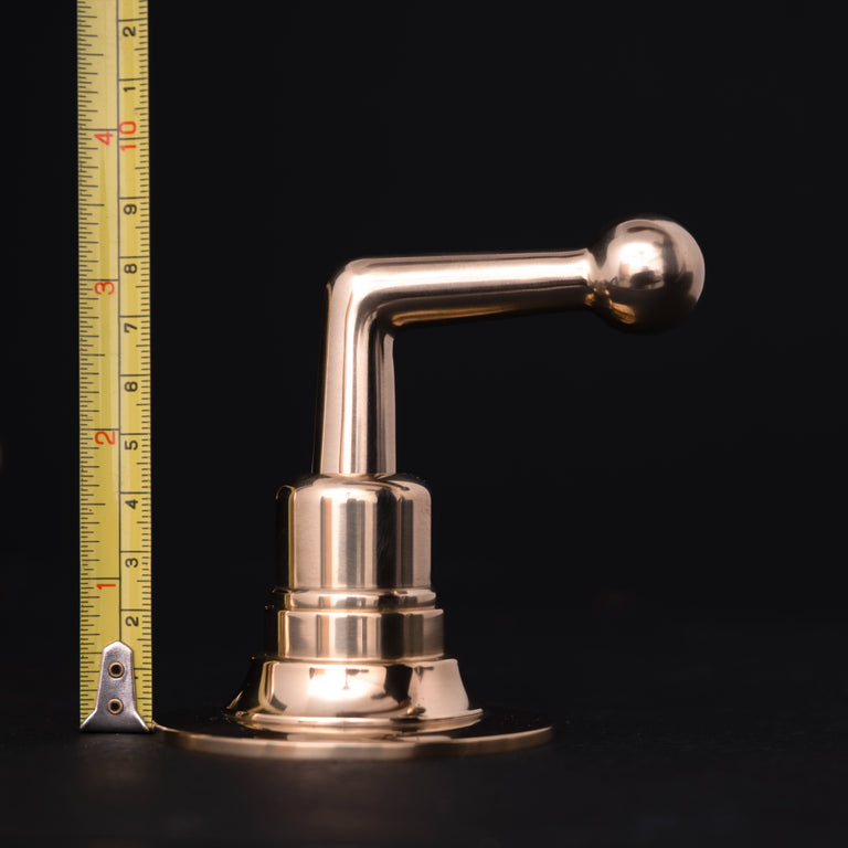 Unlacquered Brass Deck Mounted Sink Faucet, Widespread 3 Holes Bath Faucet Widespread Bathroom faucet