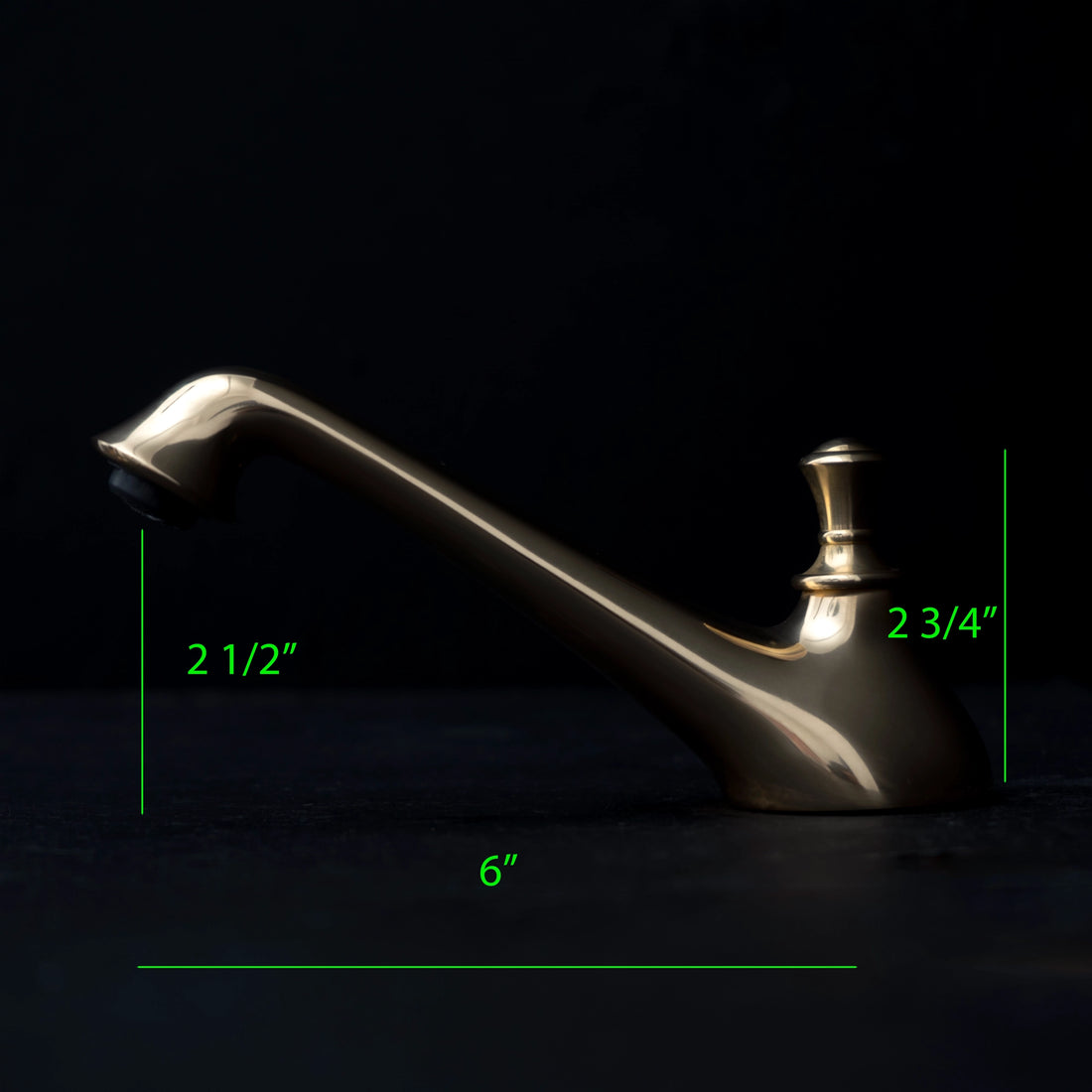 Artisan Brass Deck Mount Faucet