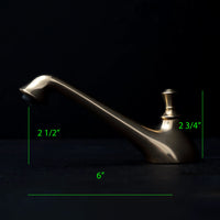 Artisan Brass Deck Mount Faucet