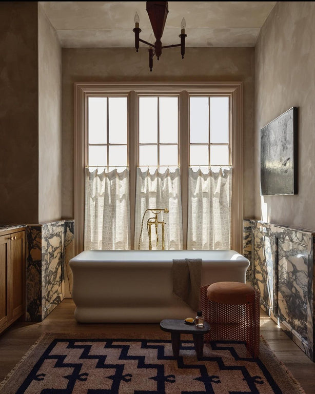 Brass Freestanding Tub Filler With Hand Held, Unlacquered Brass Bath Tub RefineLux Tub Filler Faucet