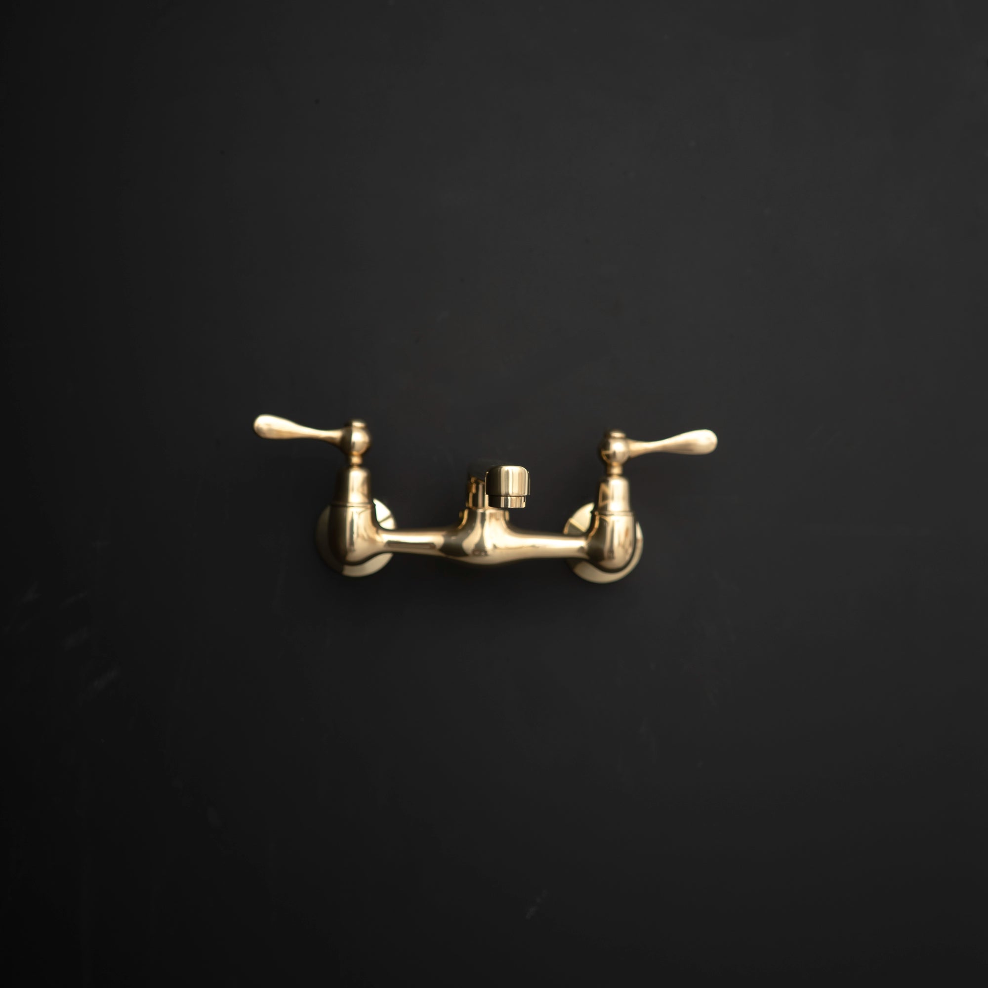 Brass Kitchen Faucet Aged - Bridge Style | Brassna The Artisan Bridge