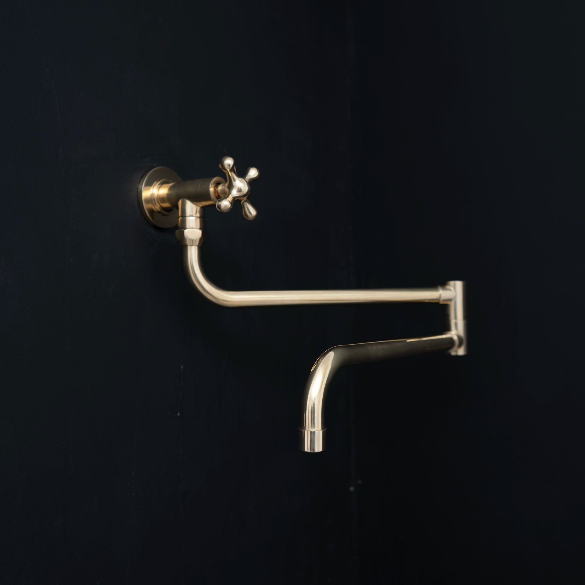 Lombok Pot Filler | Solid Brass — Brassna Lombok Pot Filler