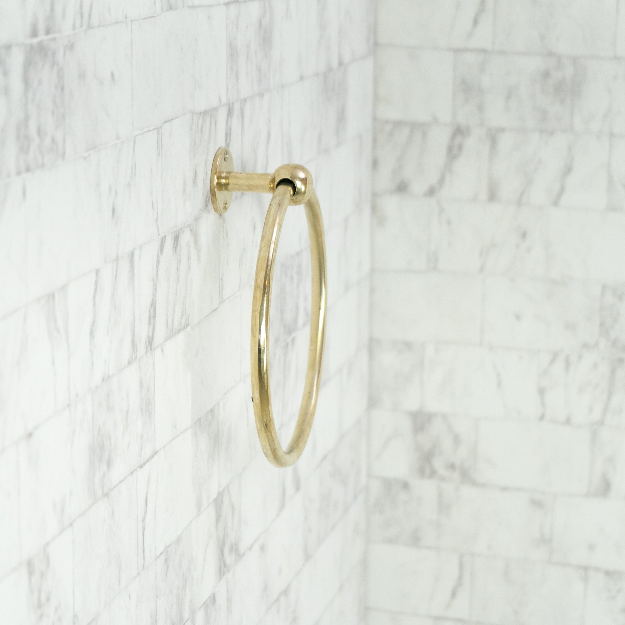 Handcrafted Solid Brass ZenithLine Towel Hardware | Brassna ZenithLine Towel Holder