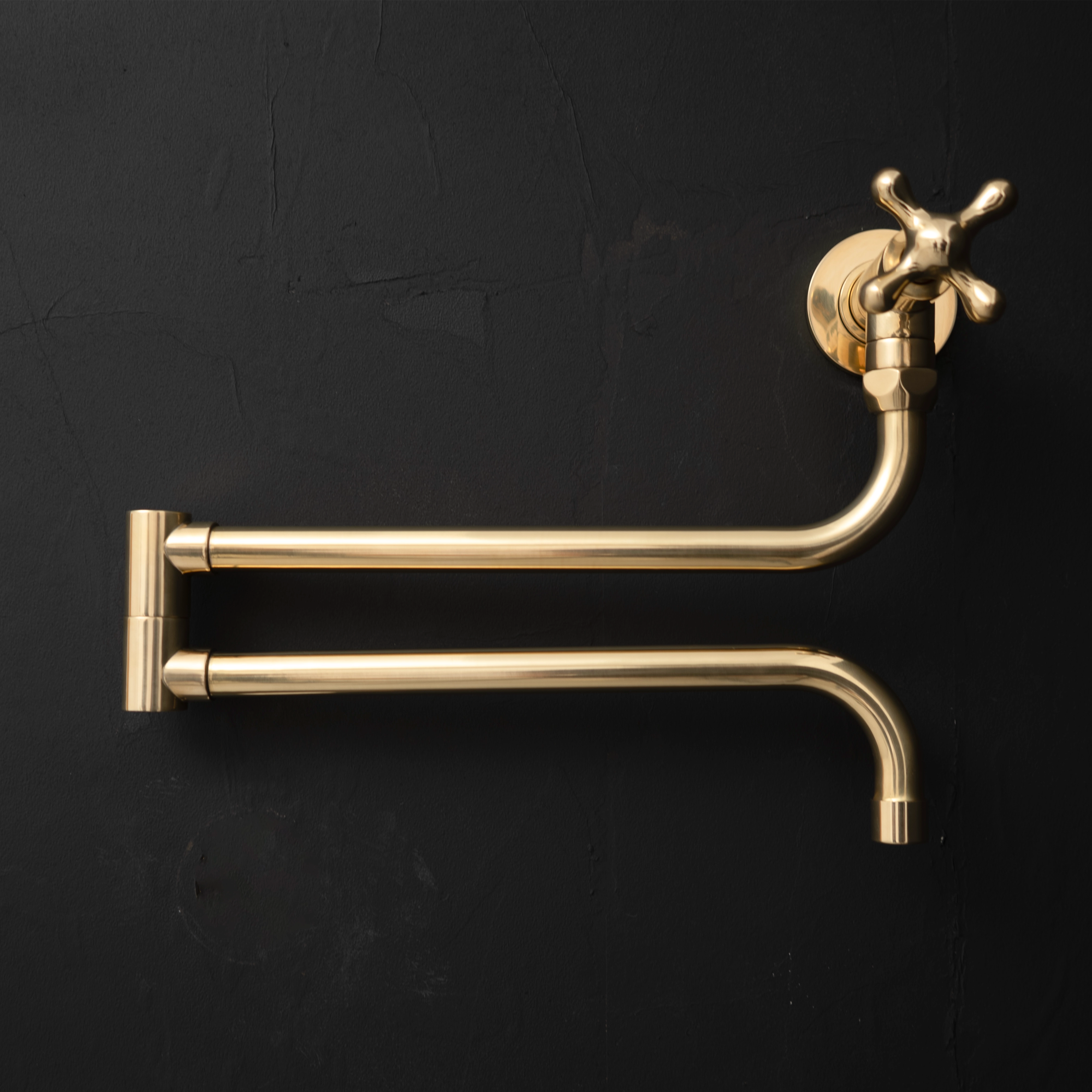 Spicygem 鶴仙園　studs pot ver.HIDE XL brass Brass Kitchen Faucet Lombok - Pot Filler | Brassna