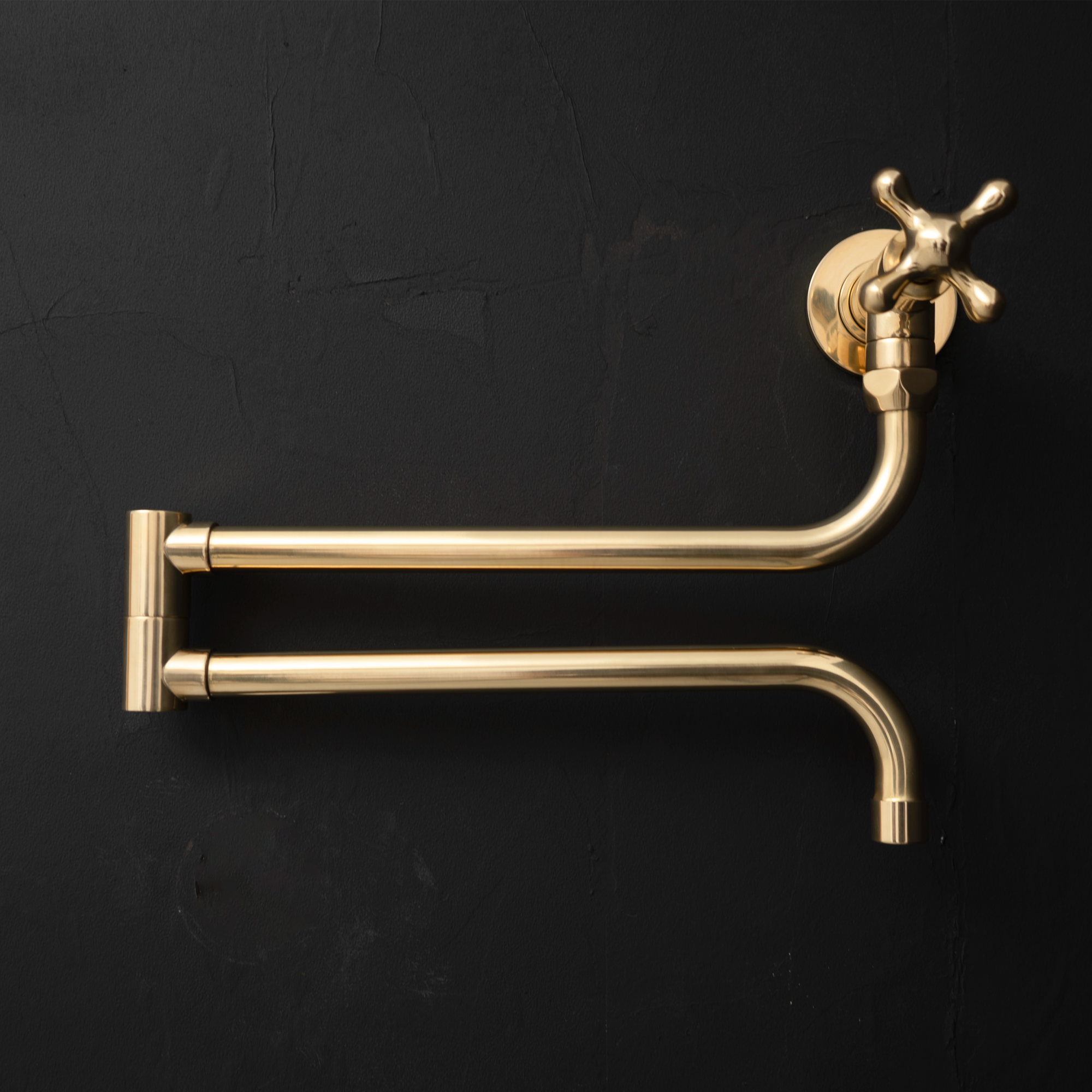 Lombok Pot Filler | Solid Brass — Brassna Lombok Pot Filler