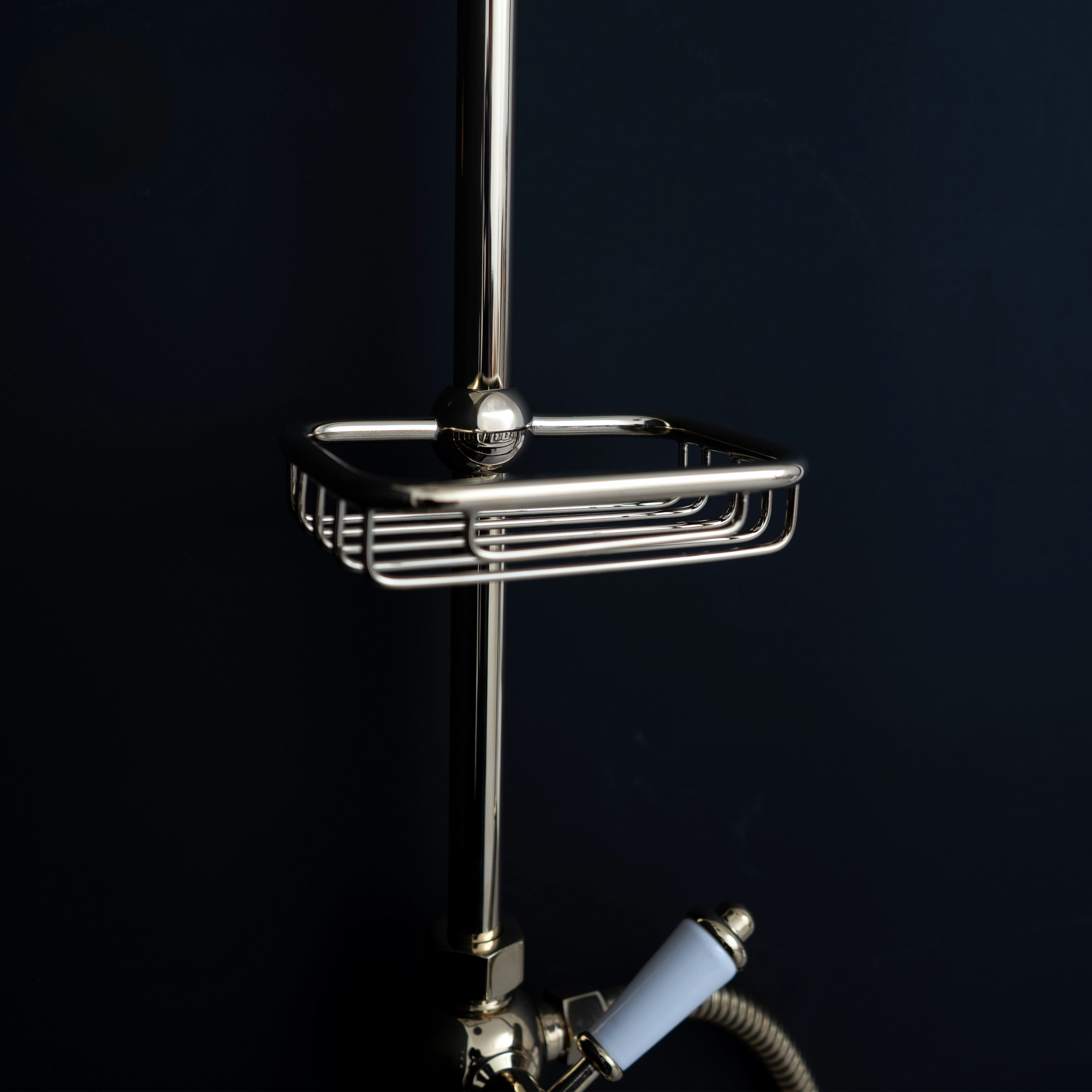 Handcrafted Solid Brass All-in-One Thermostatic Shower System - Detail View | Brassna