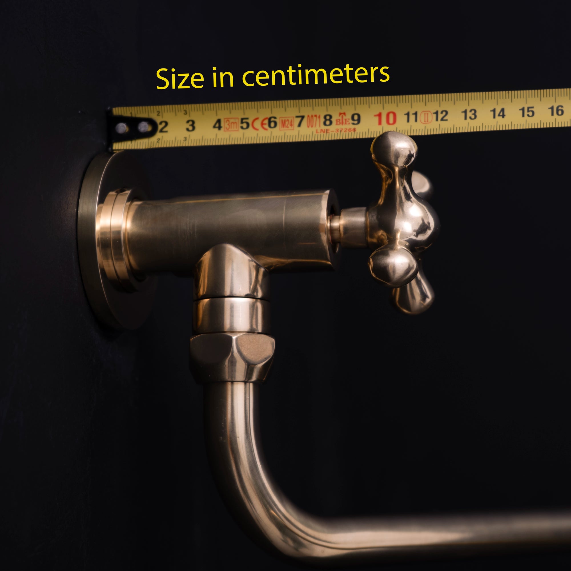 Lombok Pot Filler | Solid Brass — Brassna Lombok Pot Filler