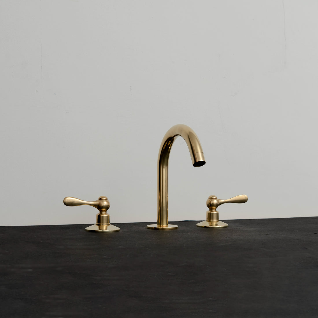 Mid-Century Modern Revamp: Solid Brass Deck-Mount Faucet