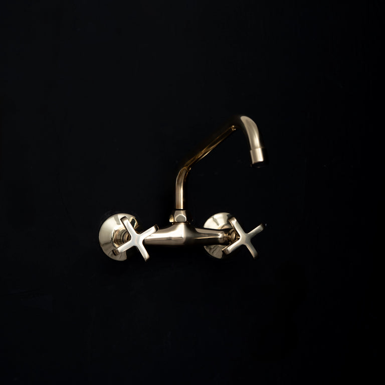 Two Handle Wall Mounted Kitchen Faucet