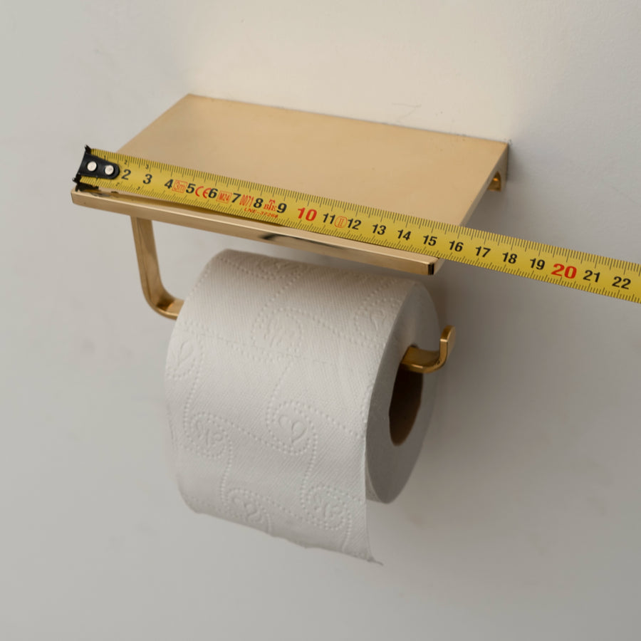  Bespoke Toilet Paper Holder and Shelf