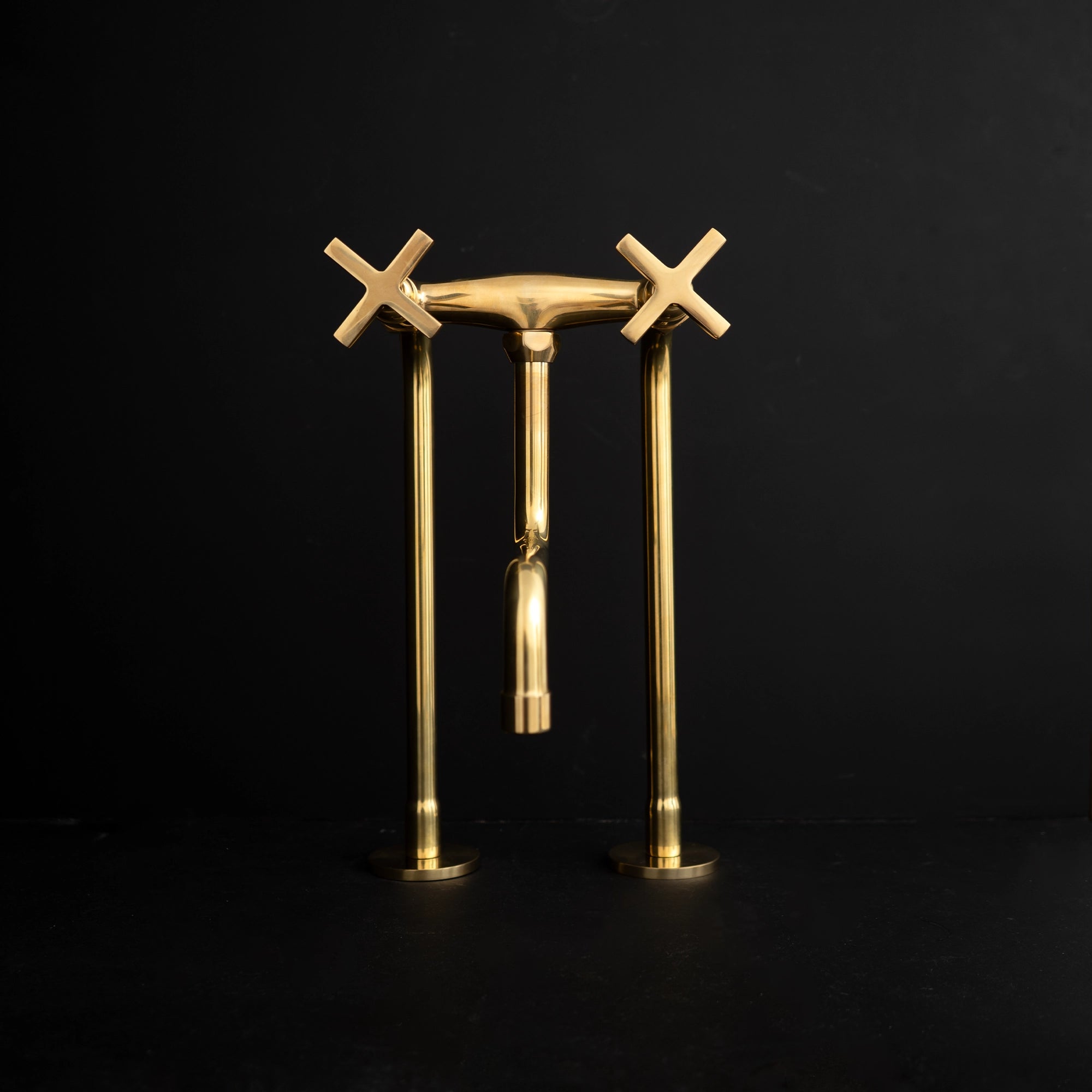 Solid Brass Spout Kitchen Faucet | The S Spout Kitchen Faucet — Brassna The S Spout Kitchen Faucet